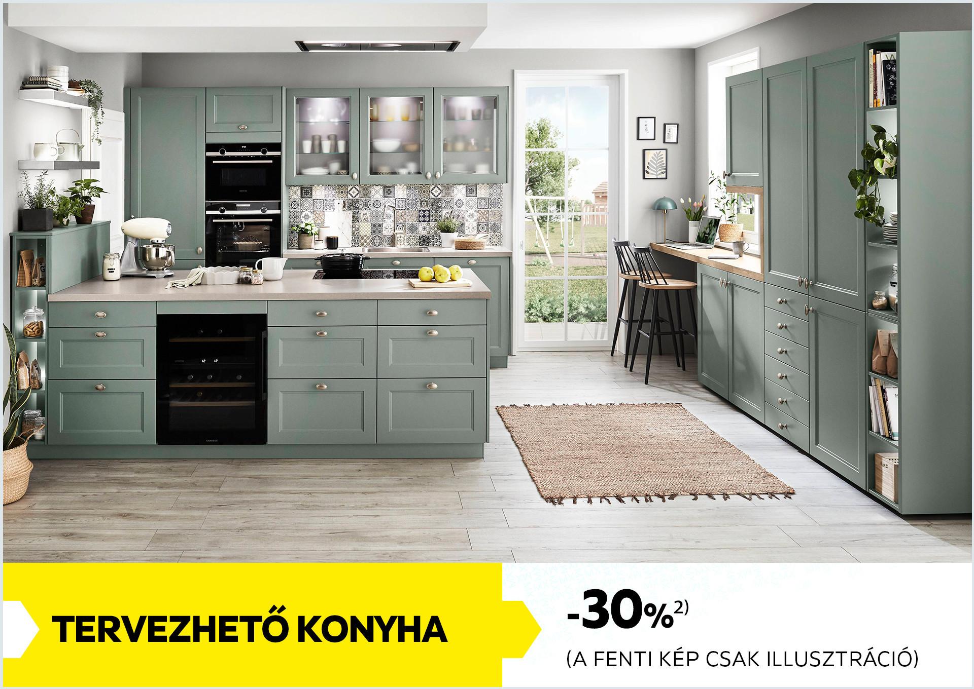 Tervezhető konyha -30% 2)