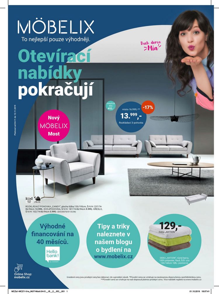 Otevírací nabídky v Mostě pokračují