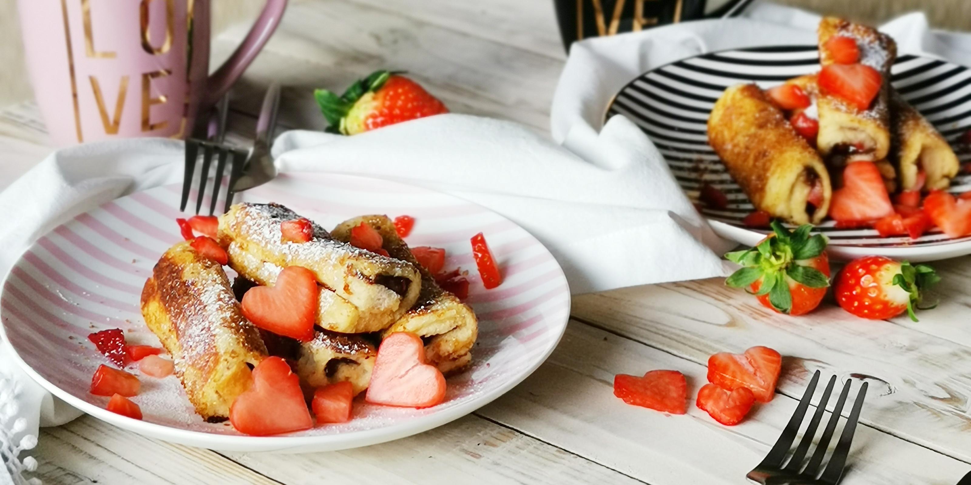 recept na valentýnský francouzský toast