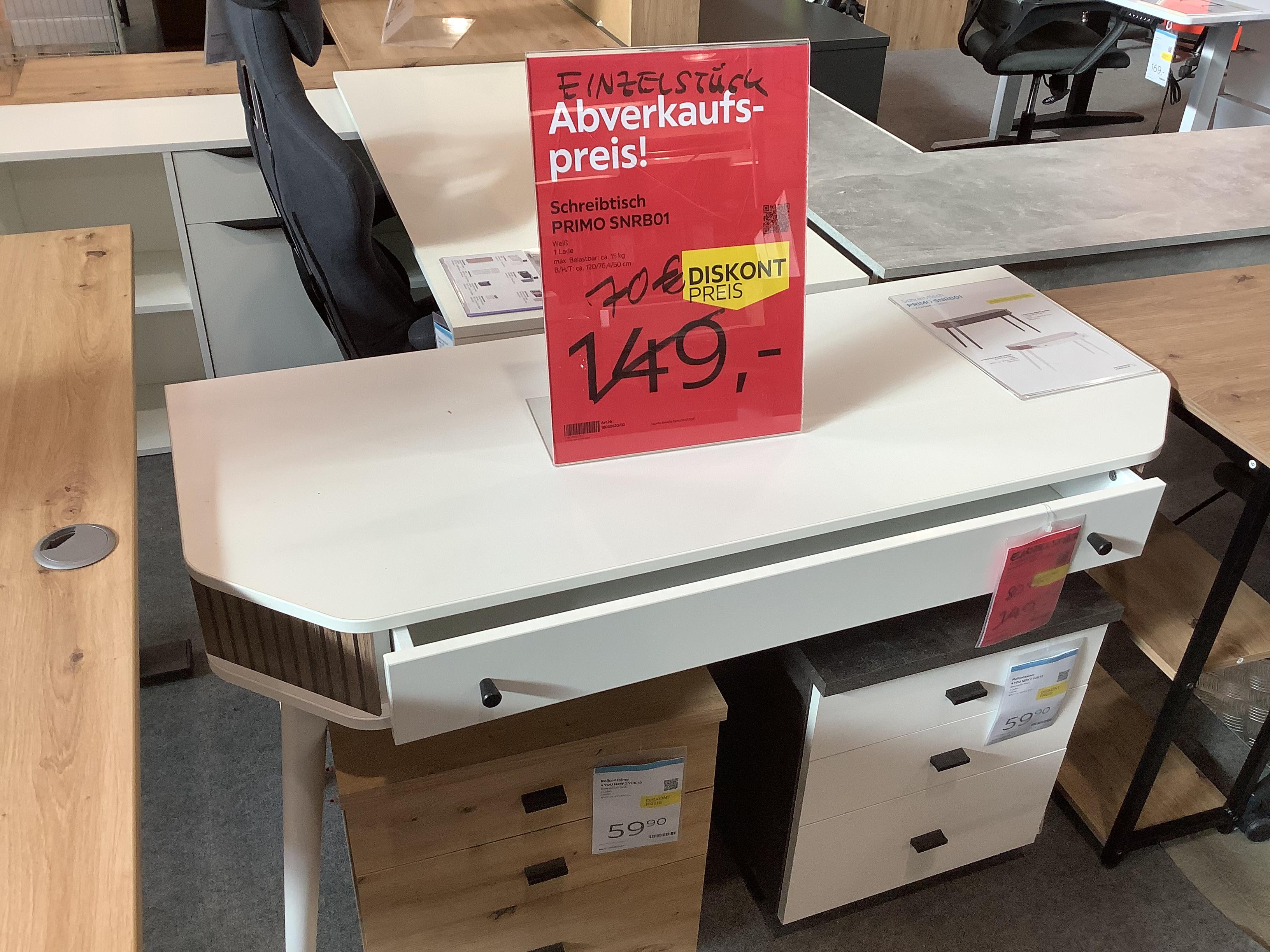 SCHREIBTISCH PRIMO SNRB01 EINZELSTÜCK