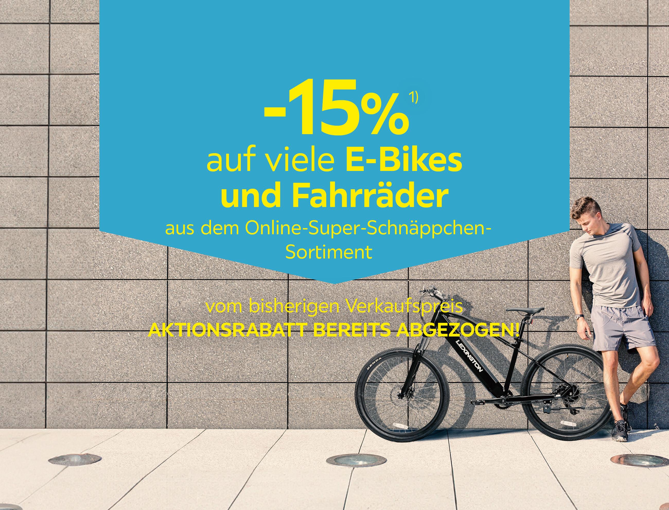 -15% auf Freizeit Artikel