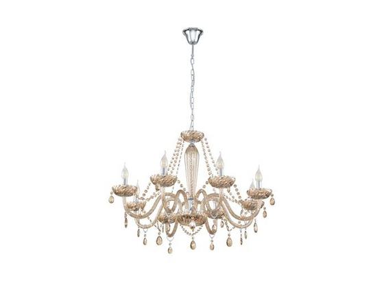 Kronleuchter Basilano - Chromfarben/Champagner, MODERN, Glas/Metall (82/130cm) Kronleuchter Basilano - Chromfarben/Champagner, MODERN, Glas/Metall (82/130cm)