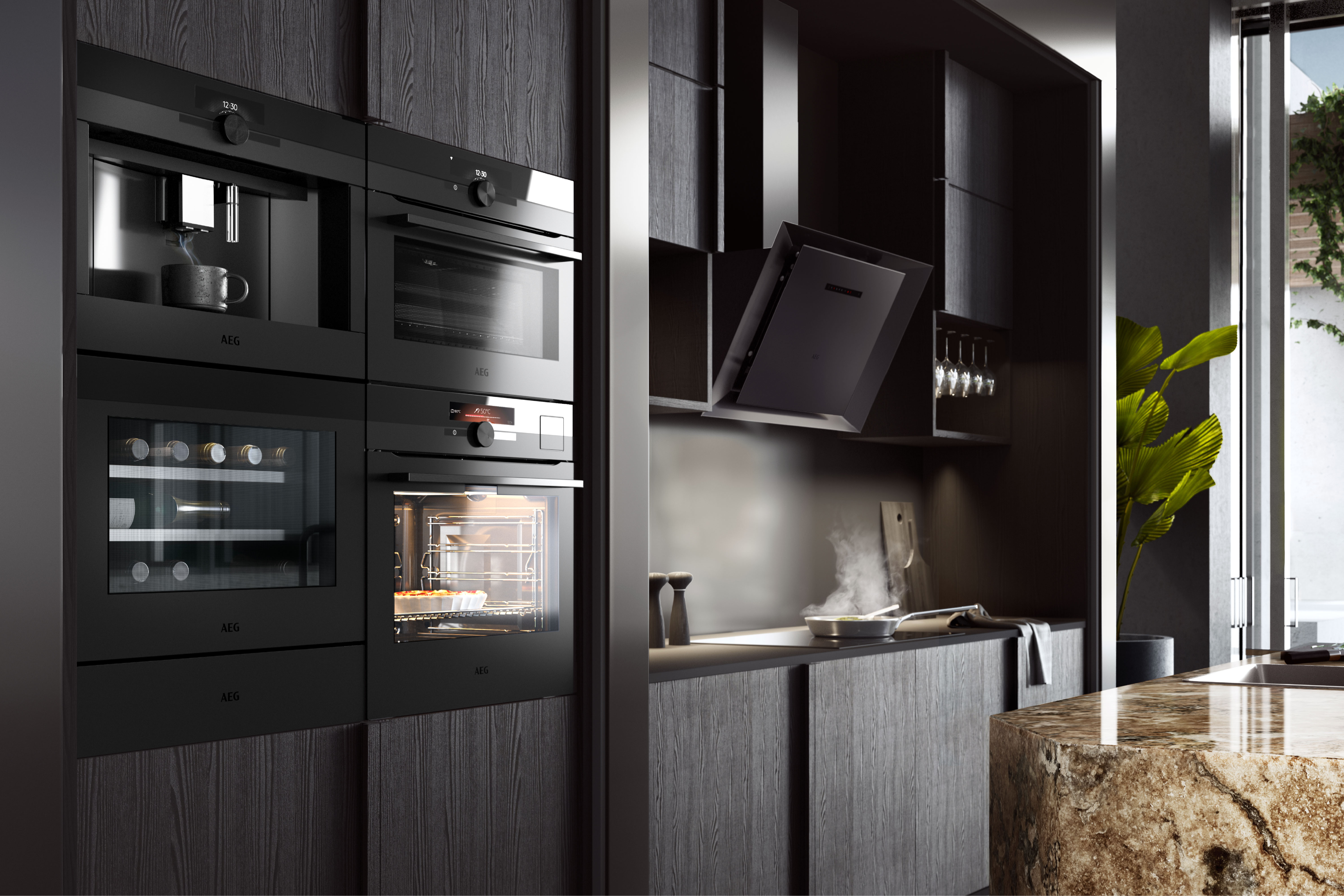 Minimalistische MattBlack Range von AEG