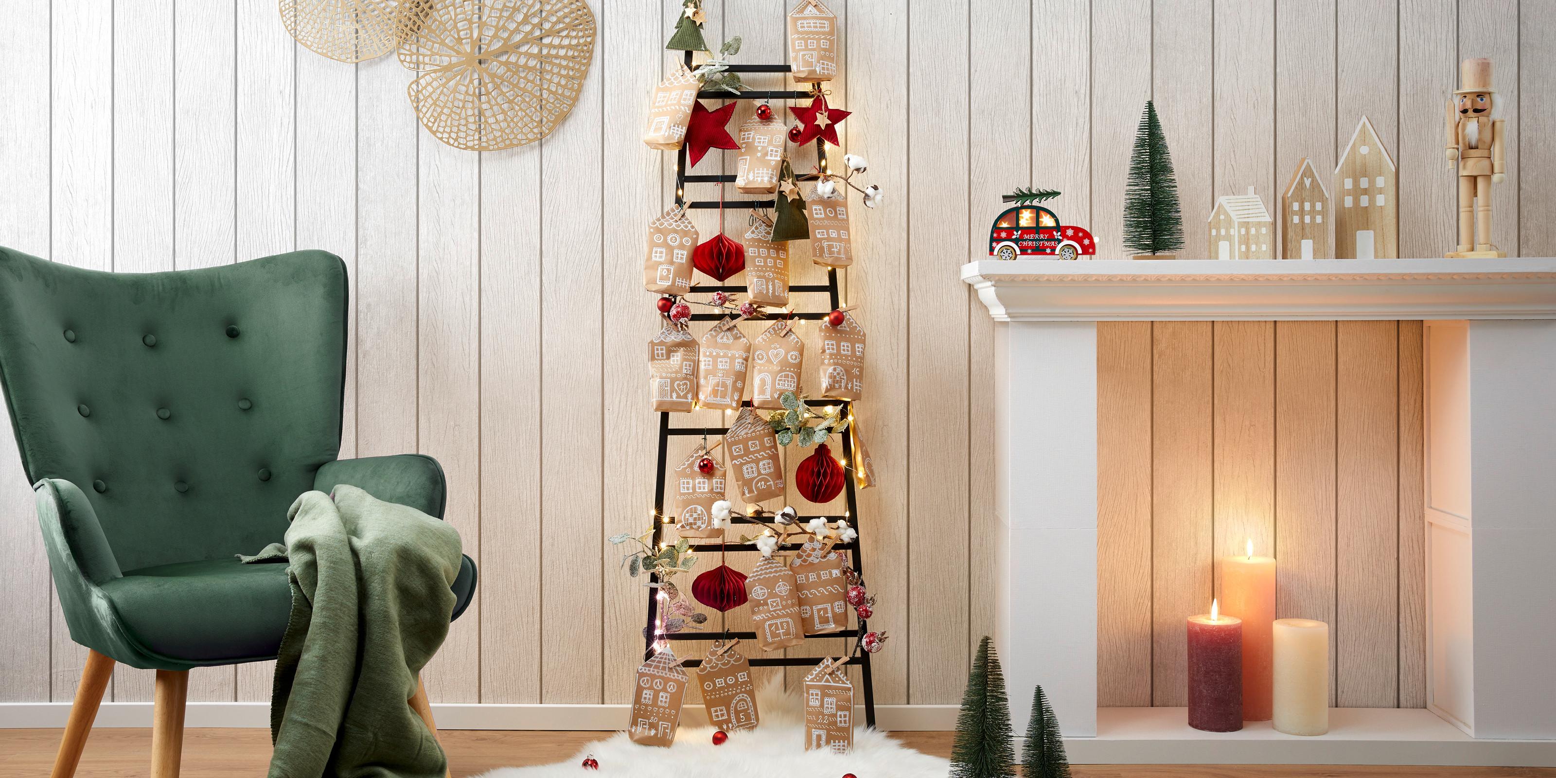 kreatívny adventný kalendár z papiera
