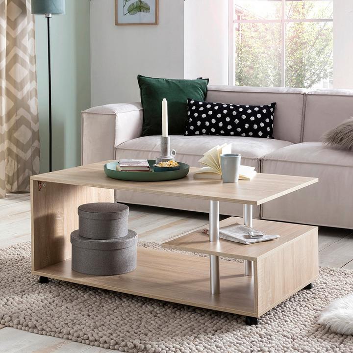 konferenční stolky v dekoru dub sonoma