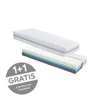 Komfortschaummatratze Silvy Deluxe 90x200cm Fest - Weiß, Textil (90/200cm) - Primatex Deluxe