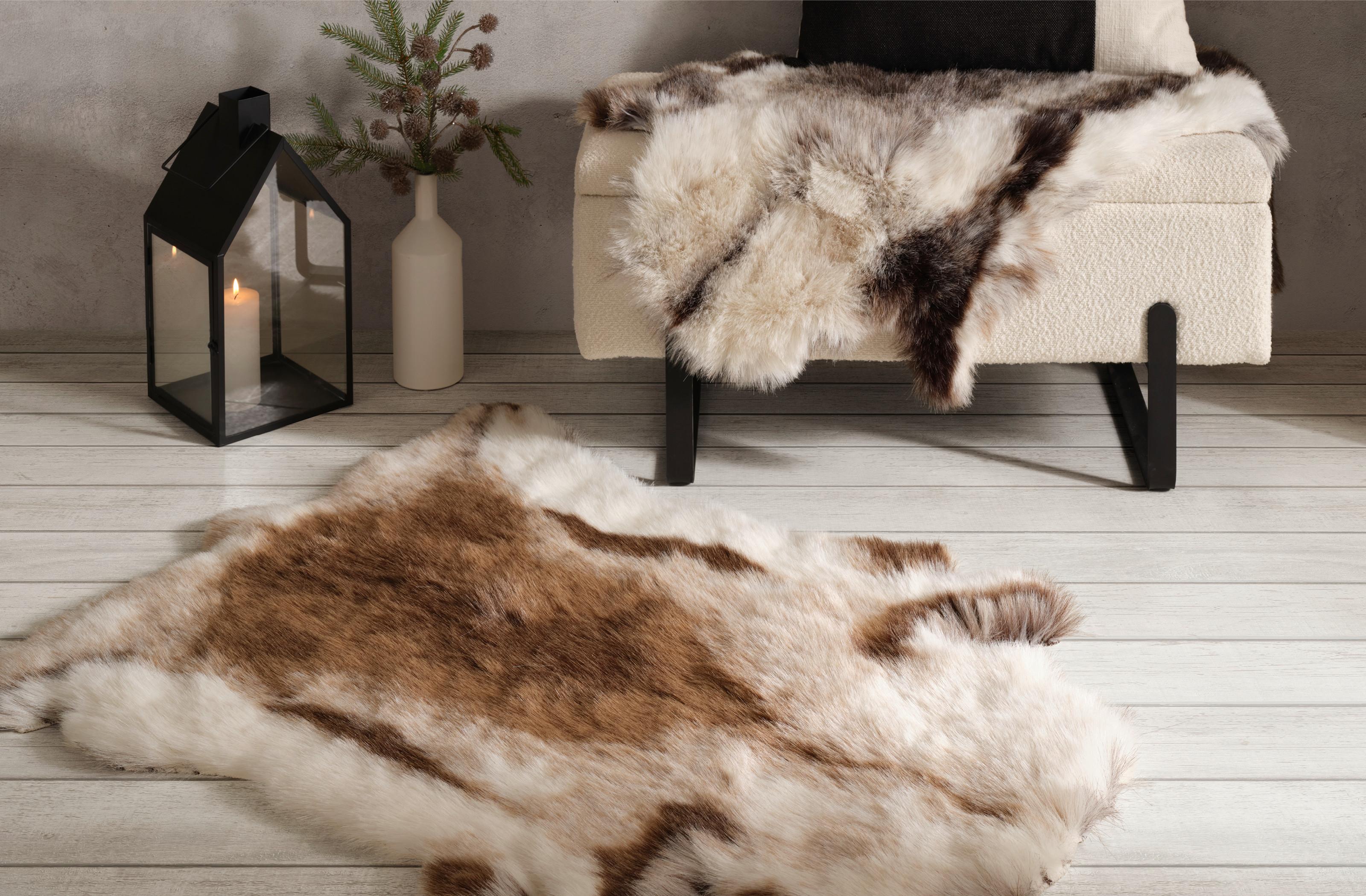 umelé sobie kožušiny, vianočný textil