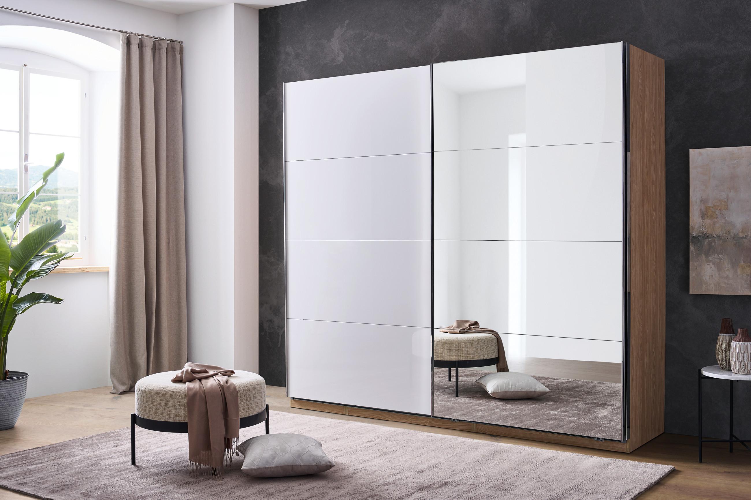 UNIT-Schwebetürenschrank mit Spiegel