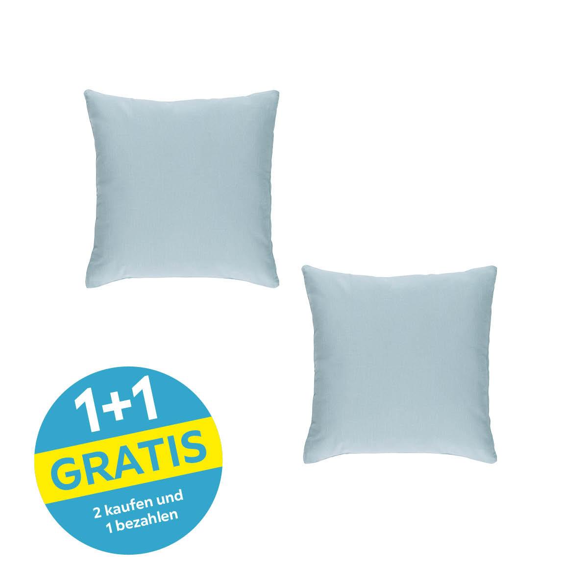 Zierkissen Lianna - Blau, MODERN, Textil (40/40cm) - Luca Bessoni