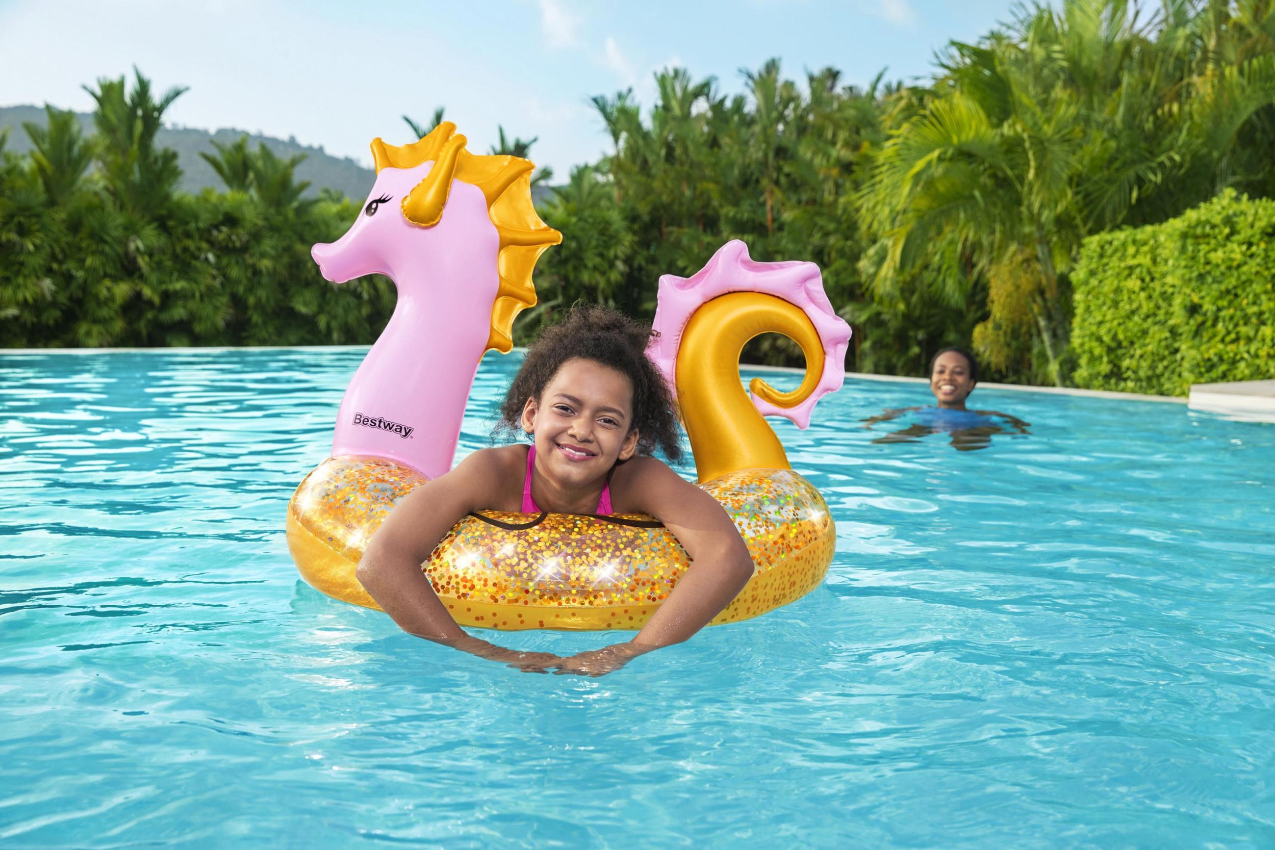 Kunststoff-Schwimmreifen in Seepferdchen-Form