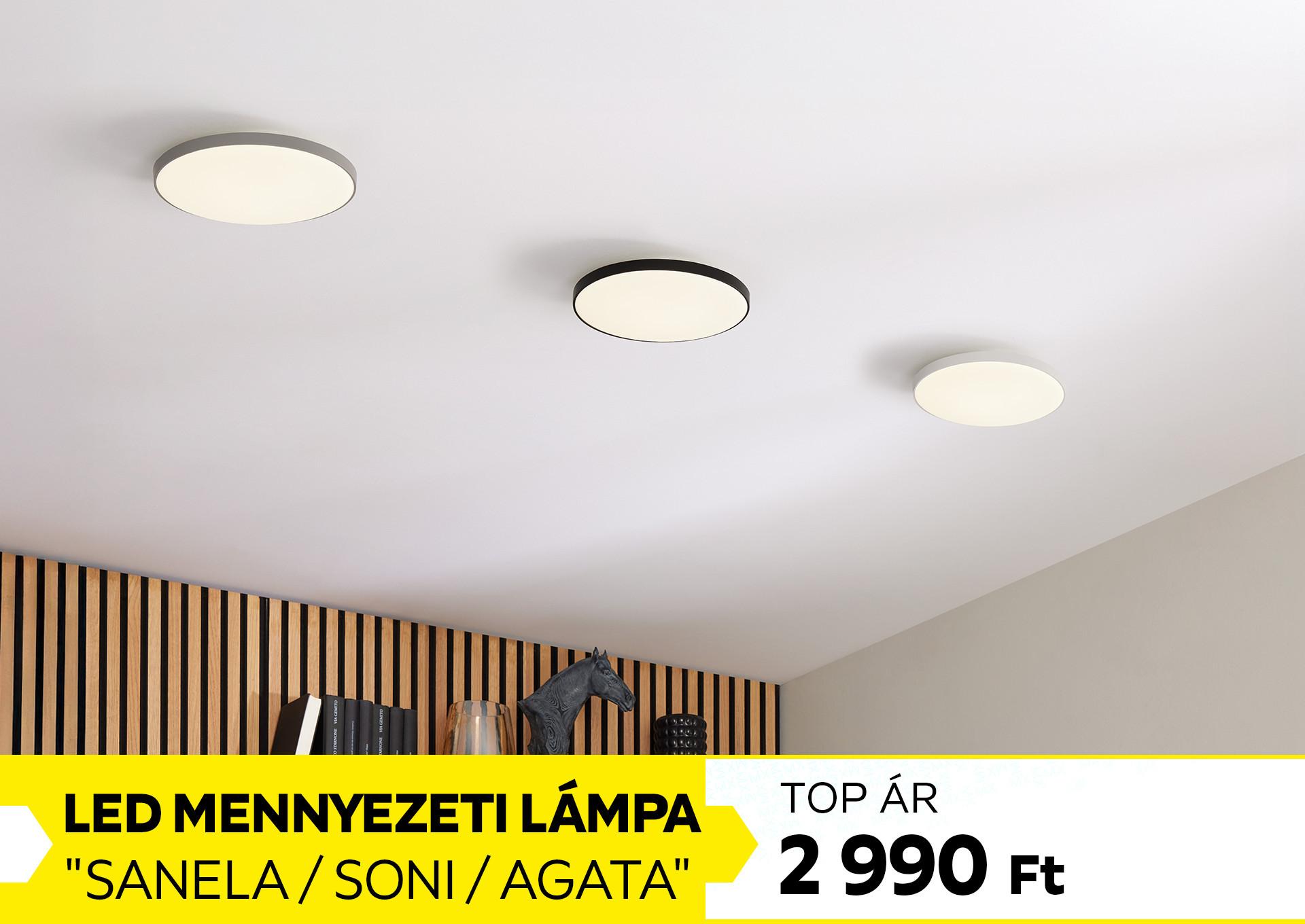 LED mennyezeti lámpa Sanela / Soni / Agata 2990 Forint
