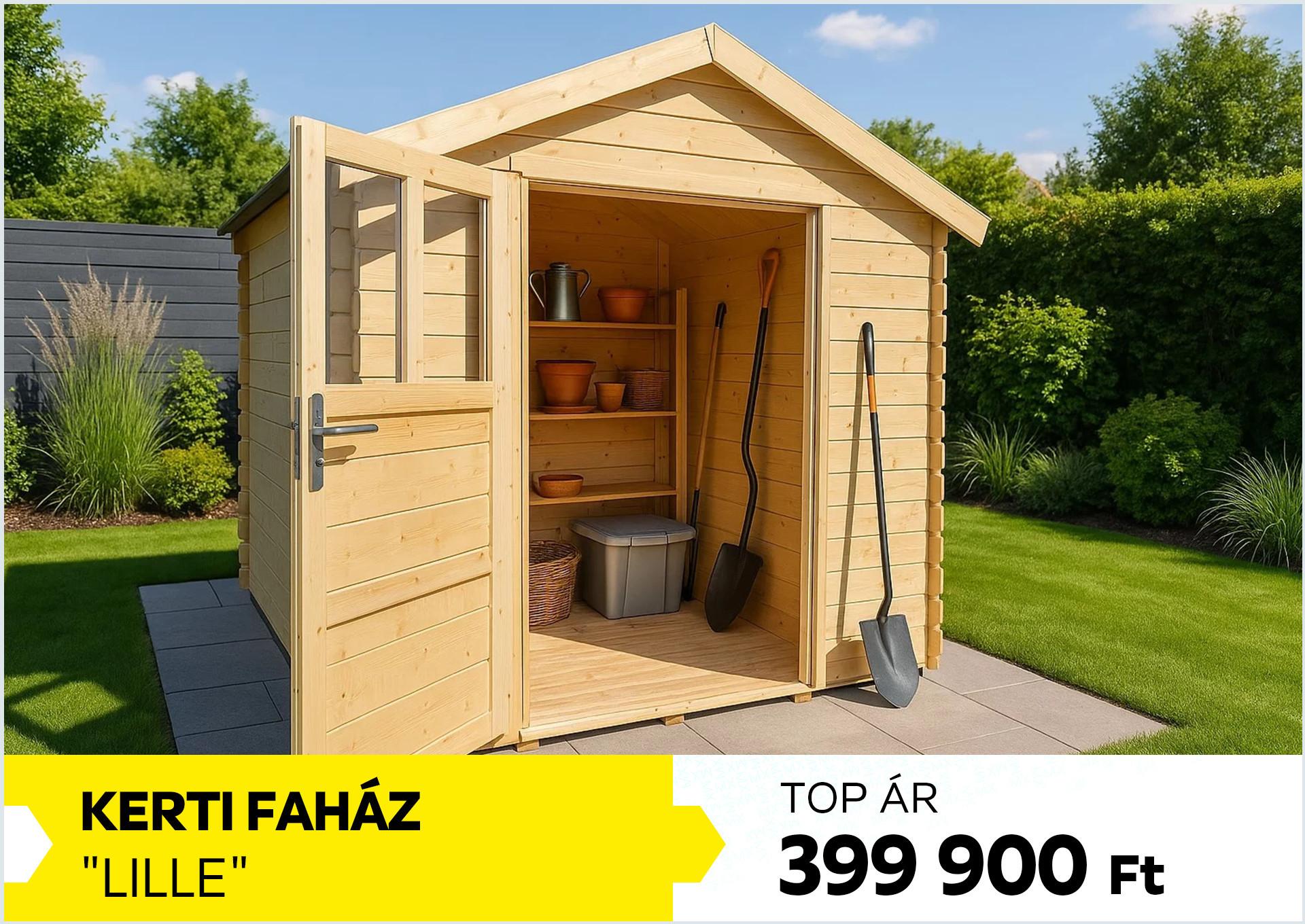 Kerti faház LILLE 399900 Forint