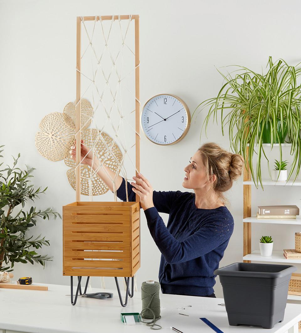 DIY kvetináč na terasu v boho štýle, postup výroby 8
