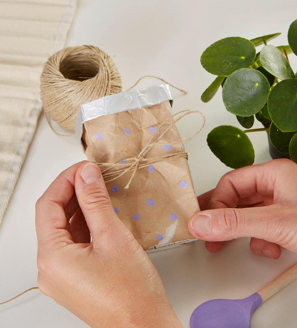diy kvetináč z tetra pak obalu