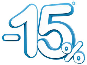 -15%* kedvezmény
