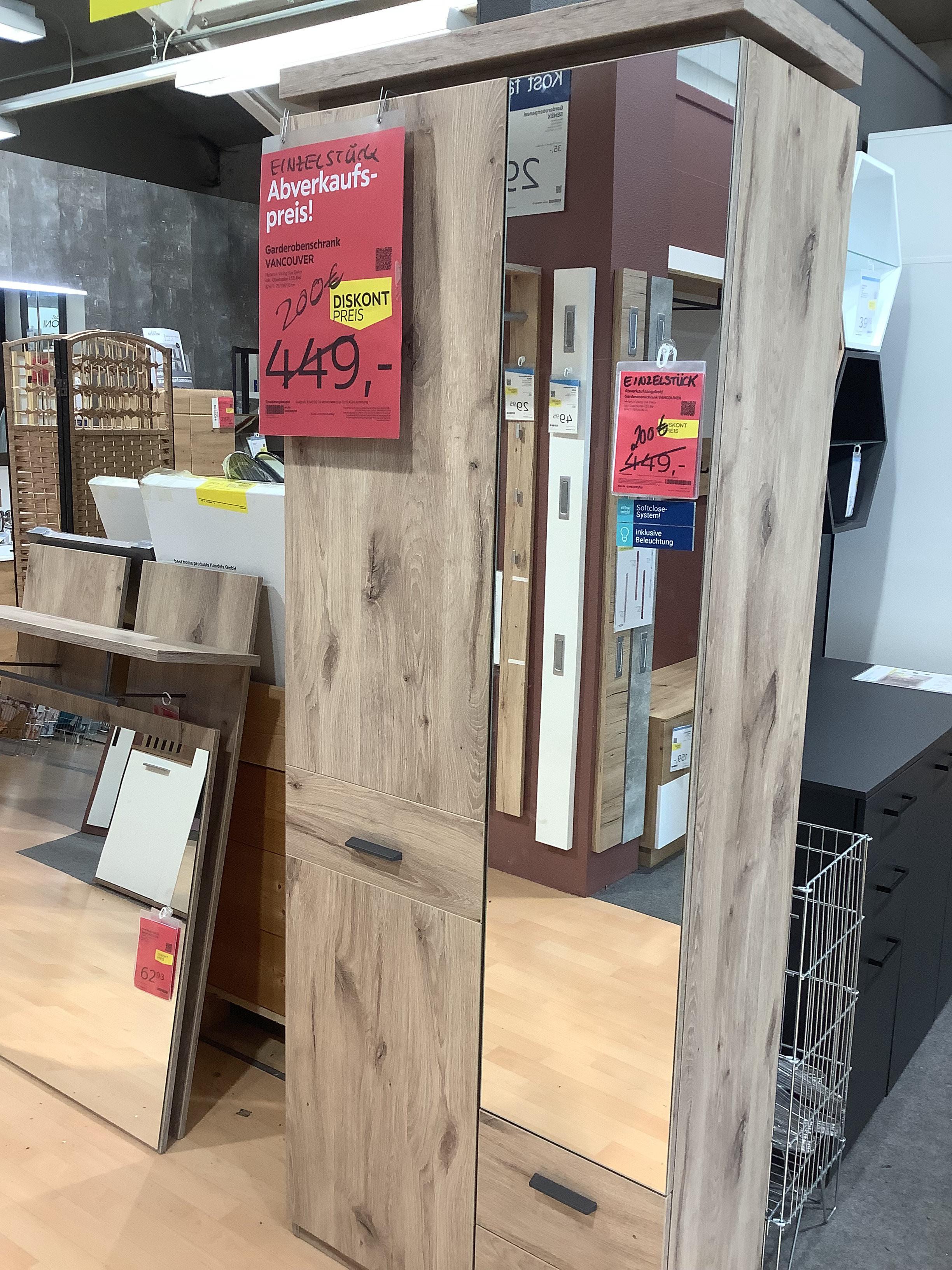 GARDEROBENSCHRANK VANCOUVER EINZELSTÜCK