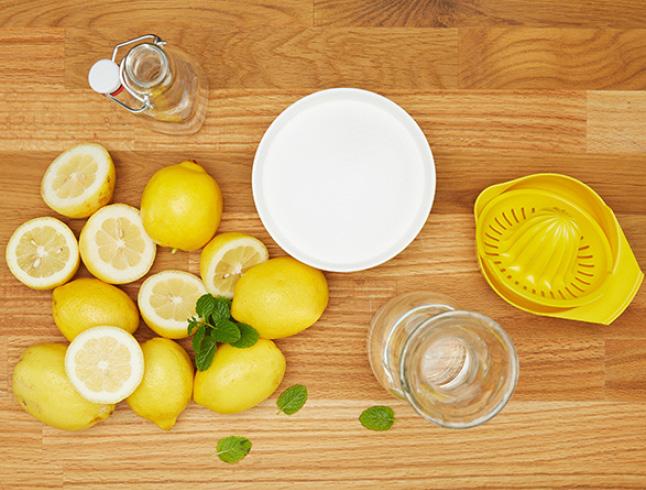 Domáci citrónový sirup postup