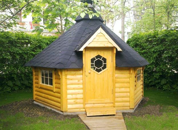 Grillkota aus Holz