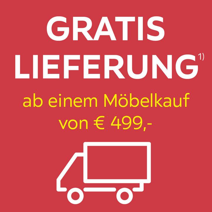 Gratis Lieferung ab einem Möbelkauf von € 499,-