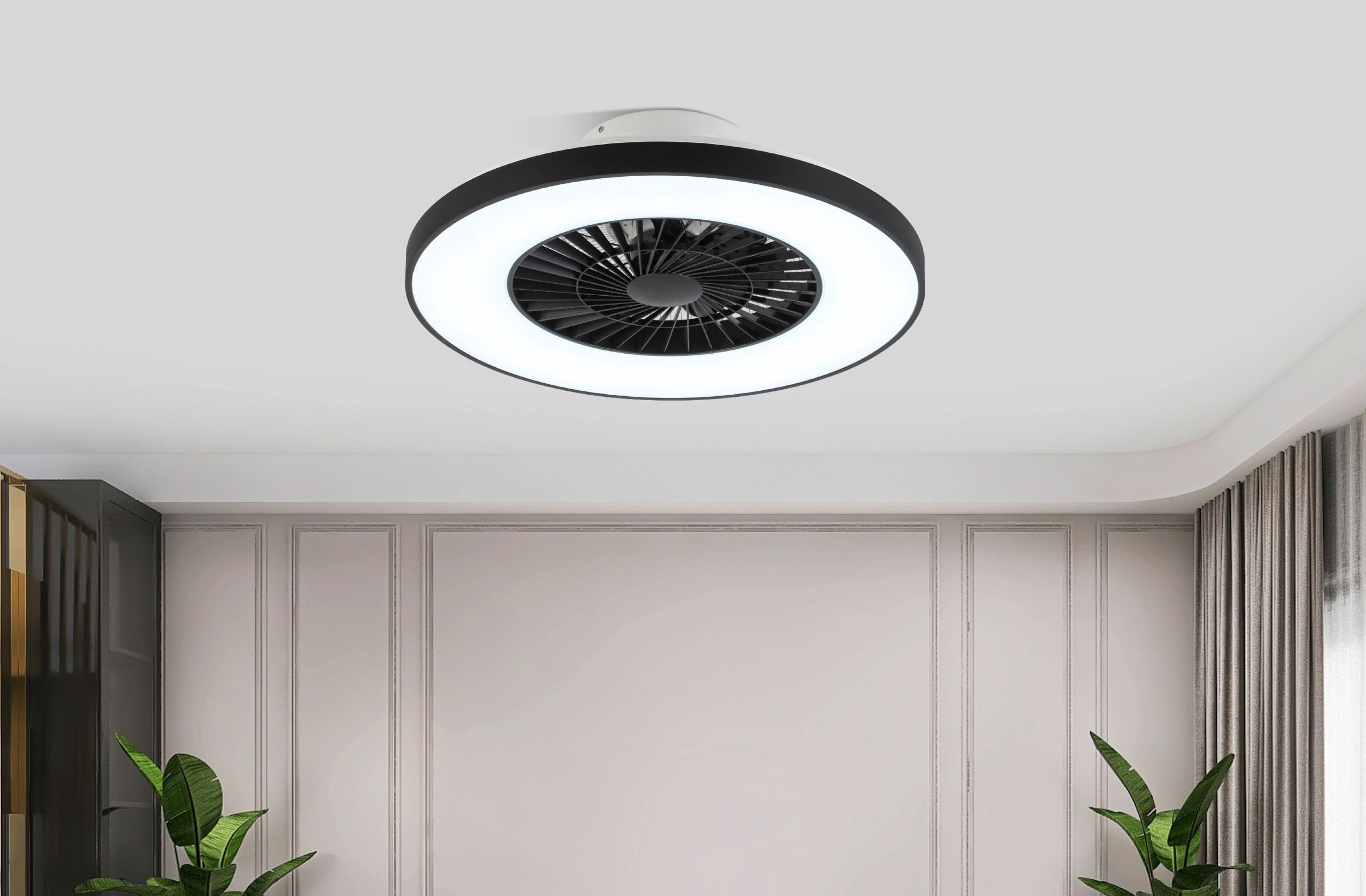 stropní ventilátor s osvětlením na dálkové ovládání