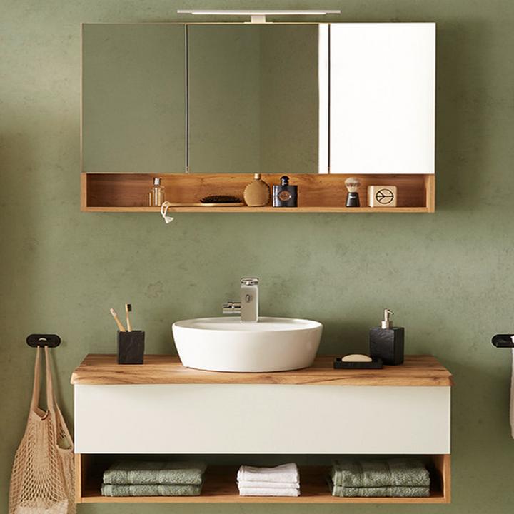 Moderní zrcadlové skříňky do koupelny