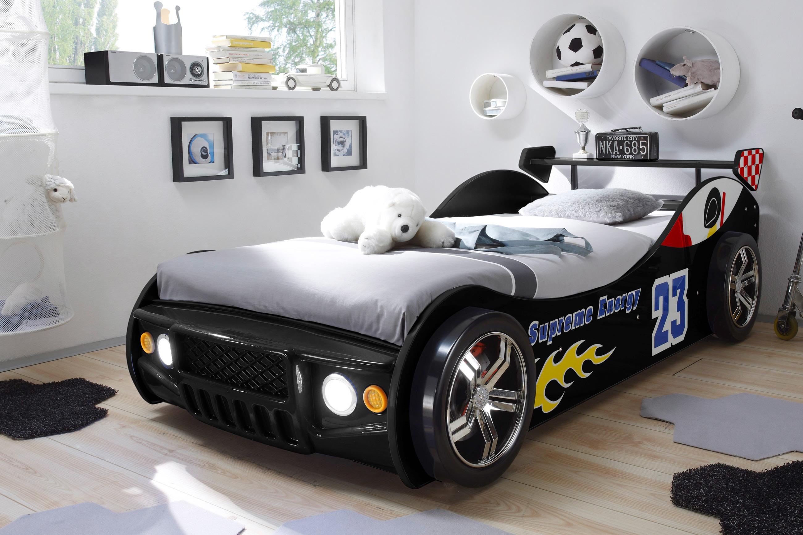 Autobett in Rennwagen-Design