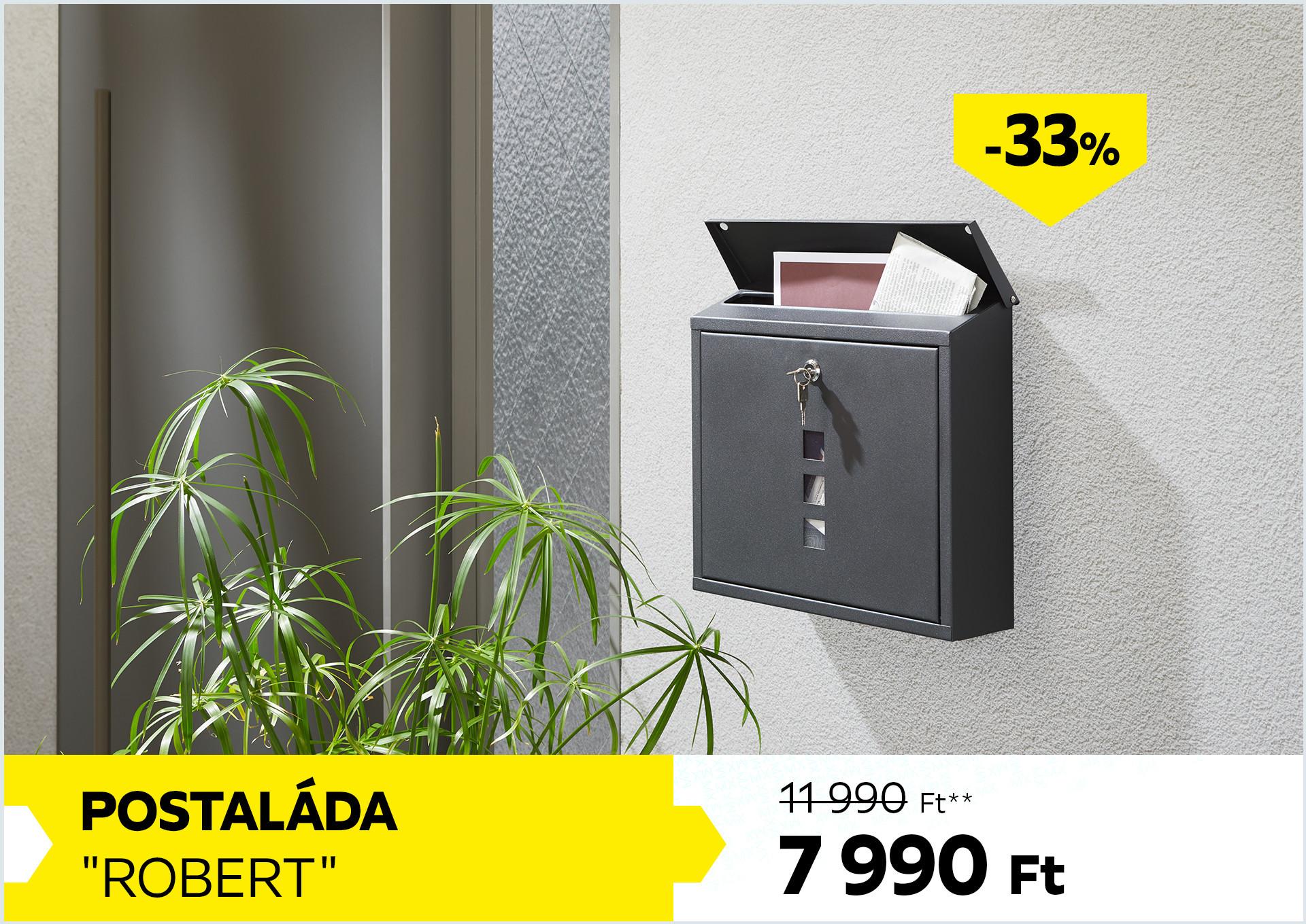 Postaláda ROBERT 11990Forint helyett 7990Forint kedvezmény mértéke 33%