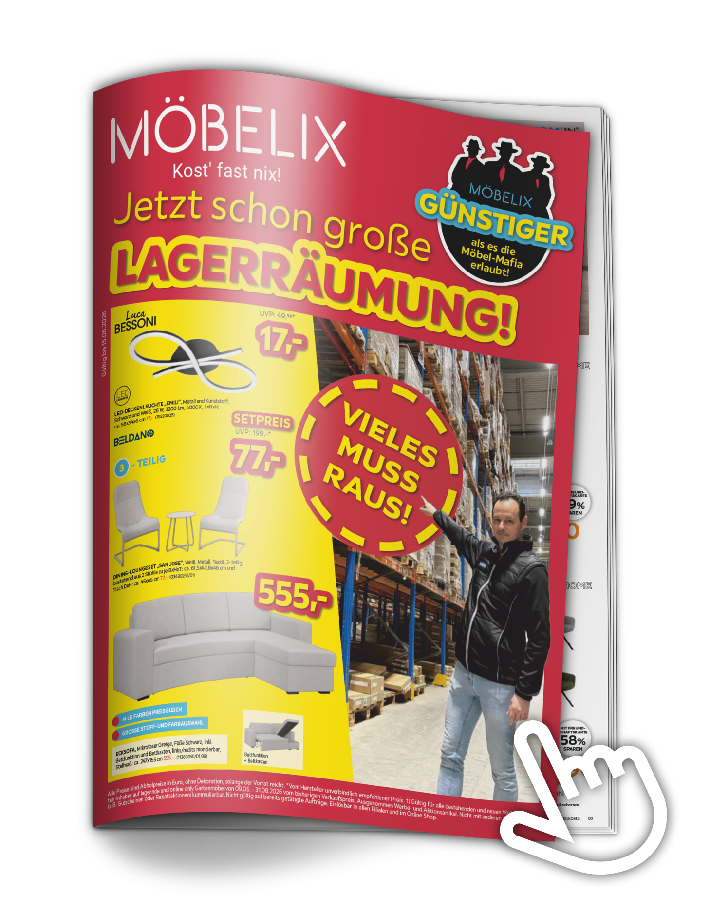Jetzt schon große Lagerraeumung