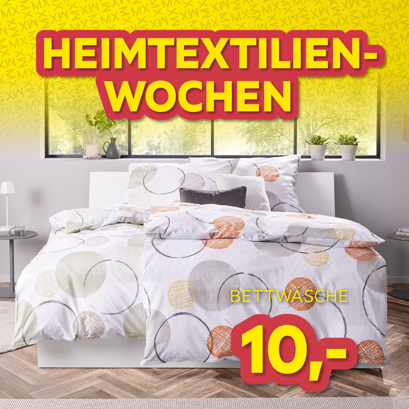Heimtextilien-Wochen, Bettwäsche 10€