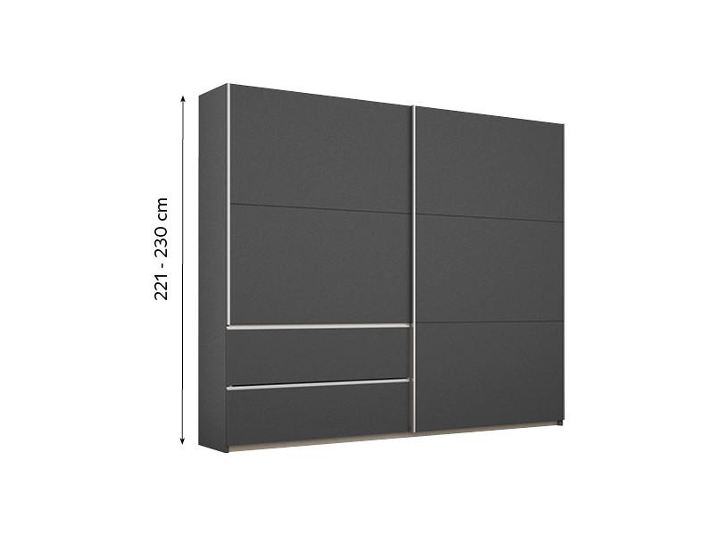 šatníkové skrine s výškou 221 - 230 cm