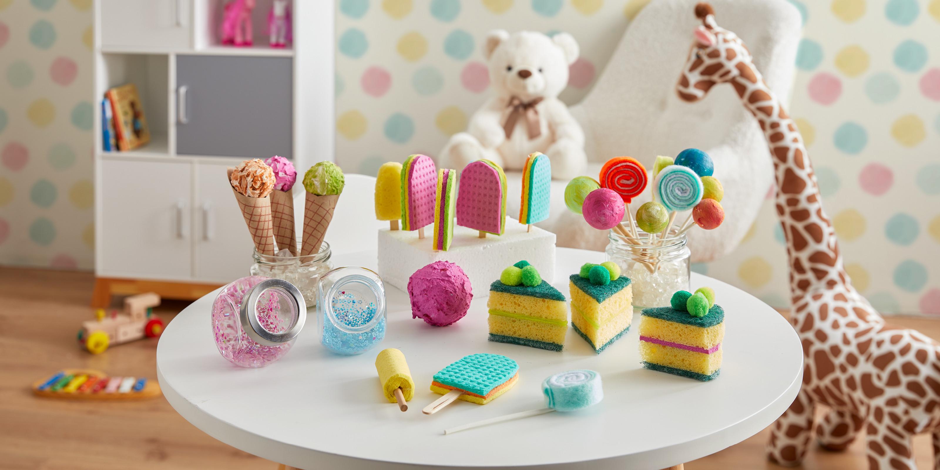 DIY detské hračky nanuky a koláčiky