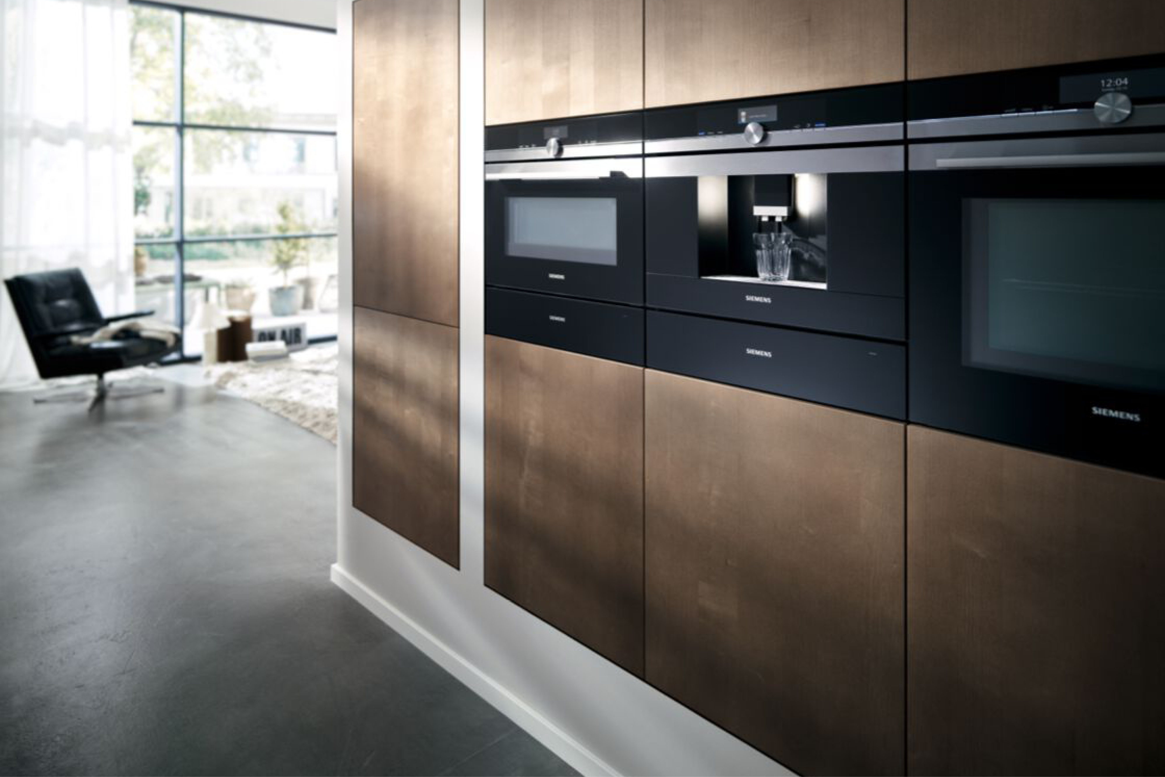 Backofen von Siemens in schlankem Design