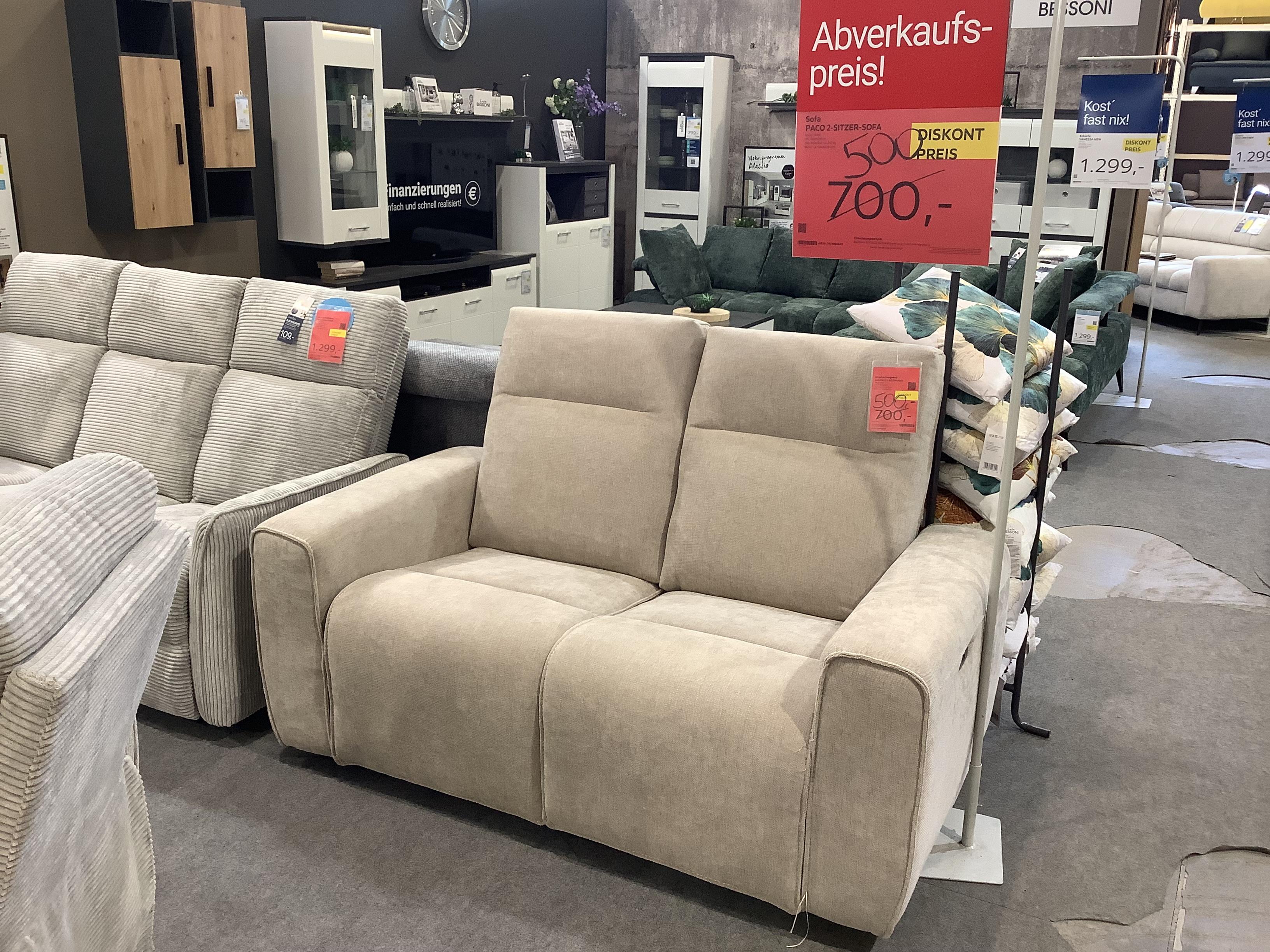 Sofa Paco 2-Sitzer-Sofa 