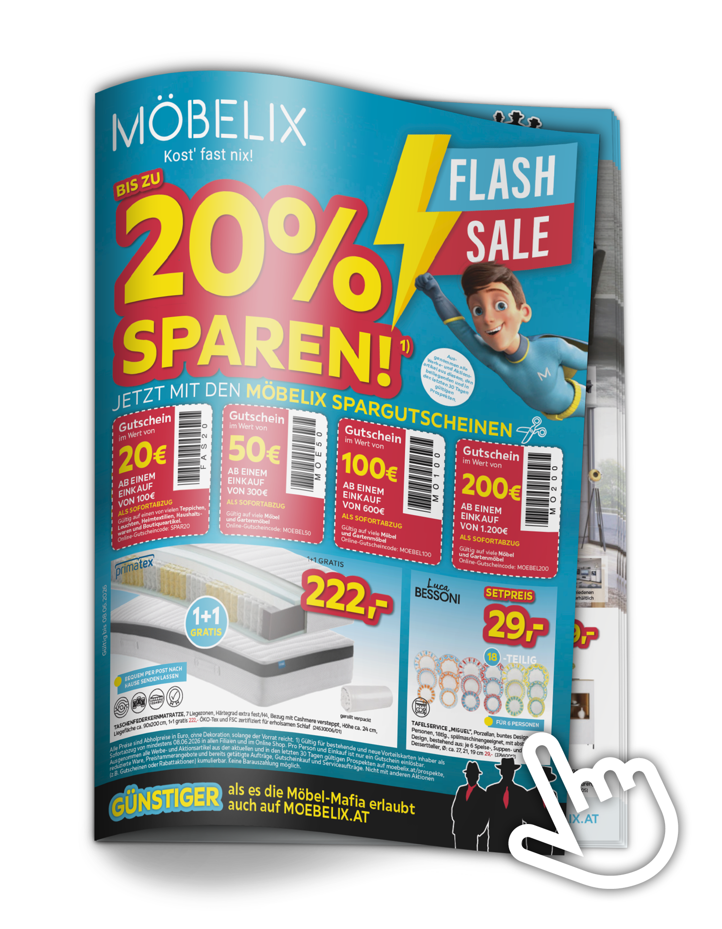 bis zu 20 % sparen Flash Sale Prospekt