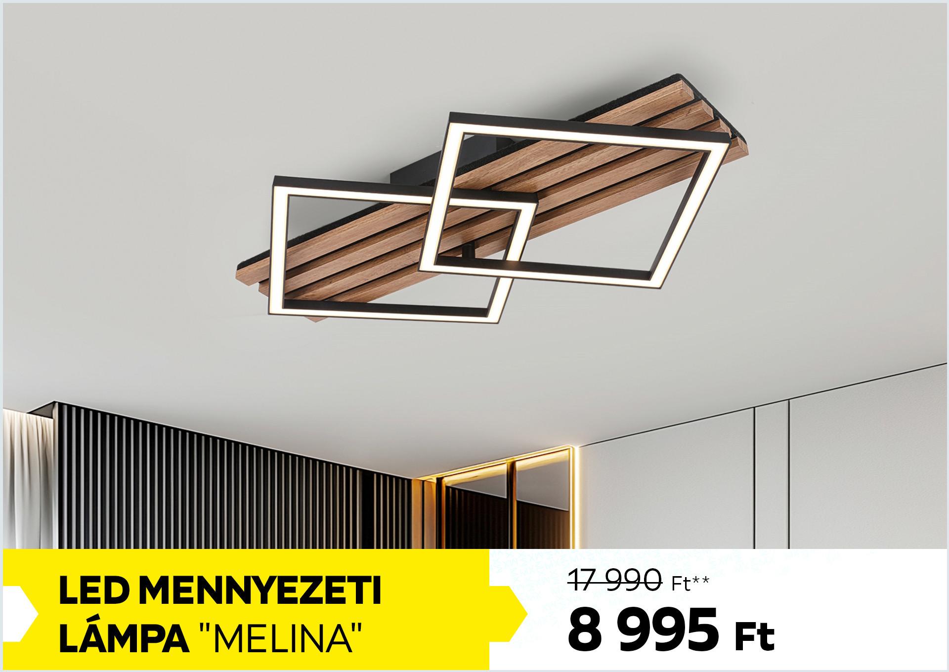 LED mennyezeti lámpa MELINA 17990 Forint helyett 8995 Forint