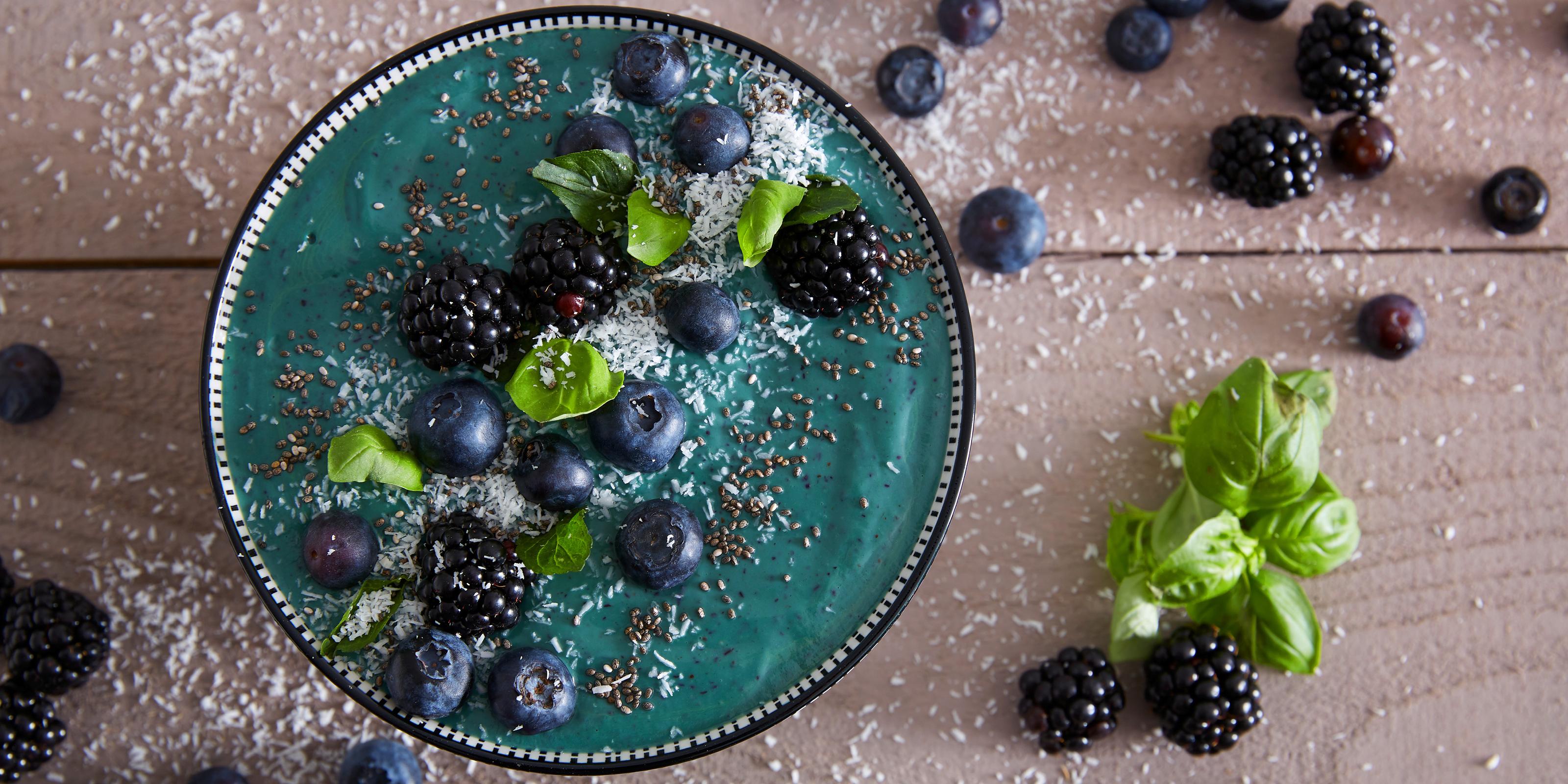 tropická smoothie miska, recept
