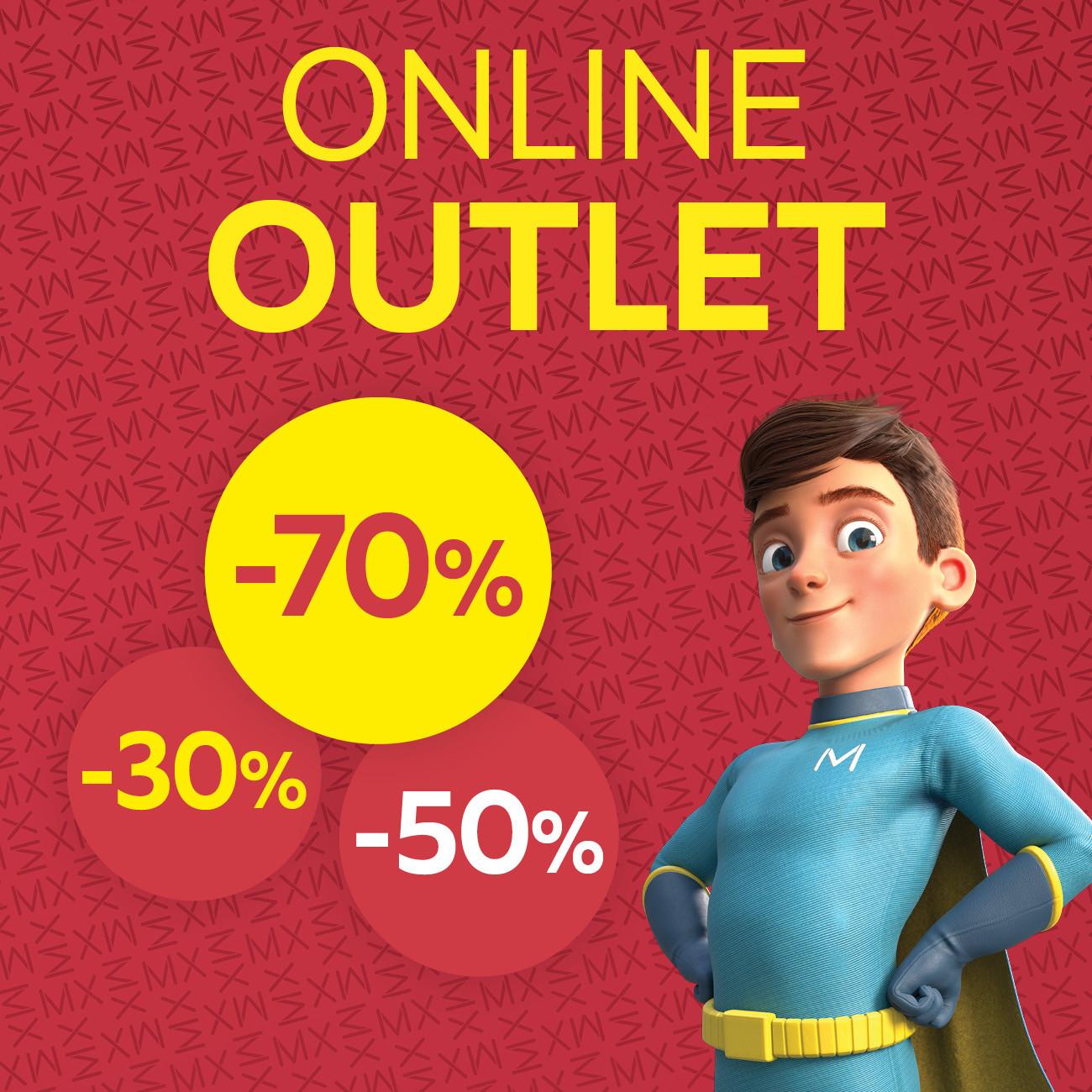 Online Outlet -30%, -50%, -70%