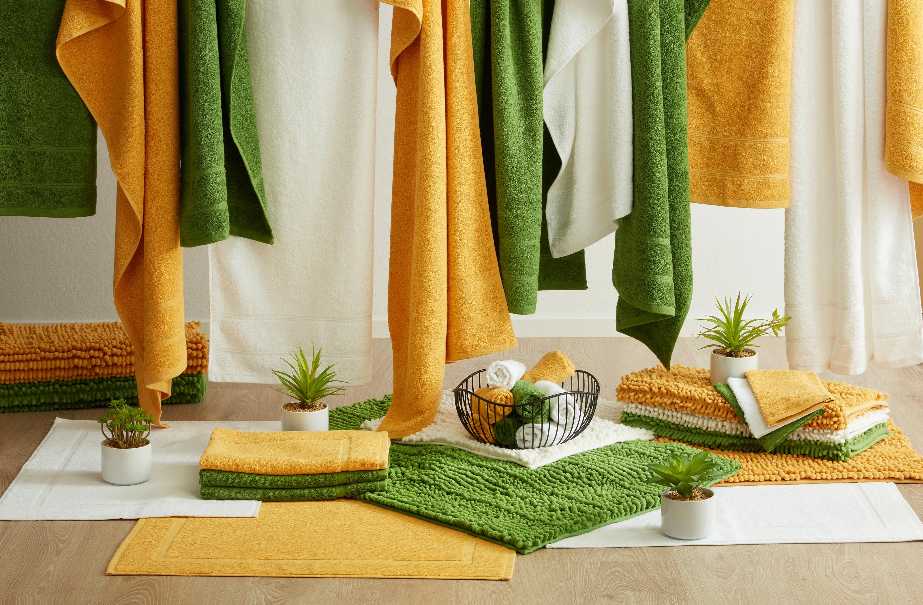 textil do kúpeľne, farebné froté uteráky