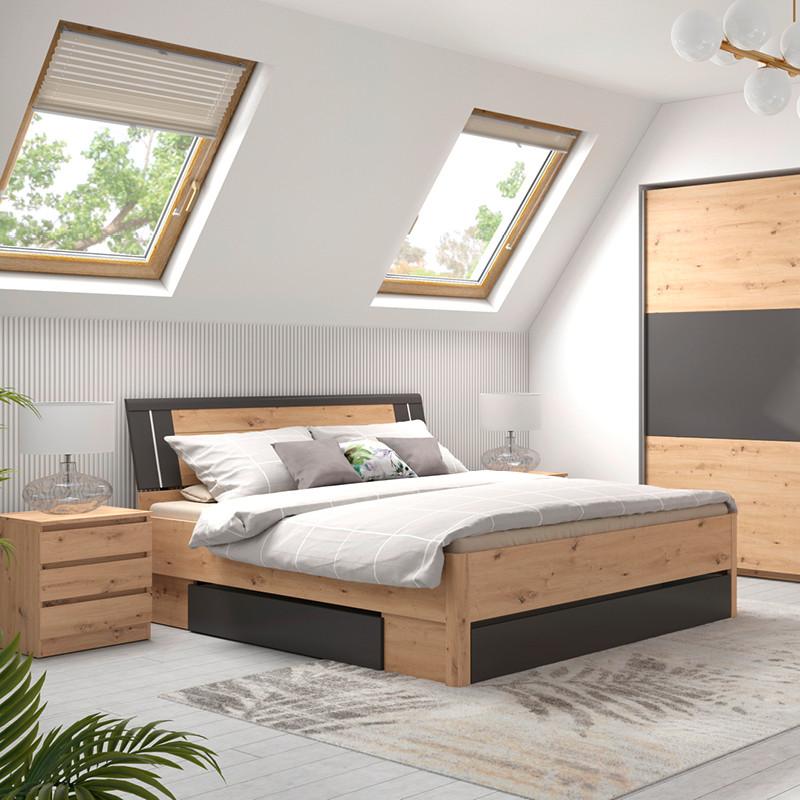 manželská posteľ s rozmerom 160 x 200 cm