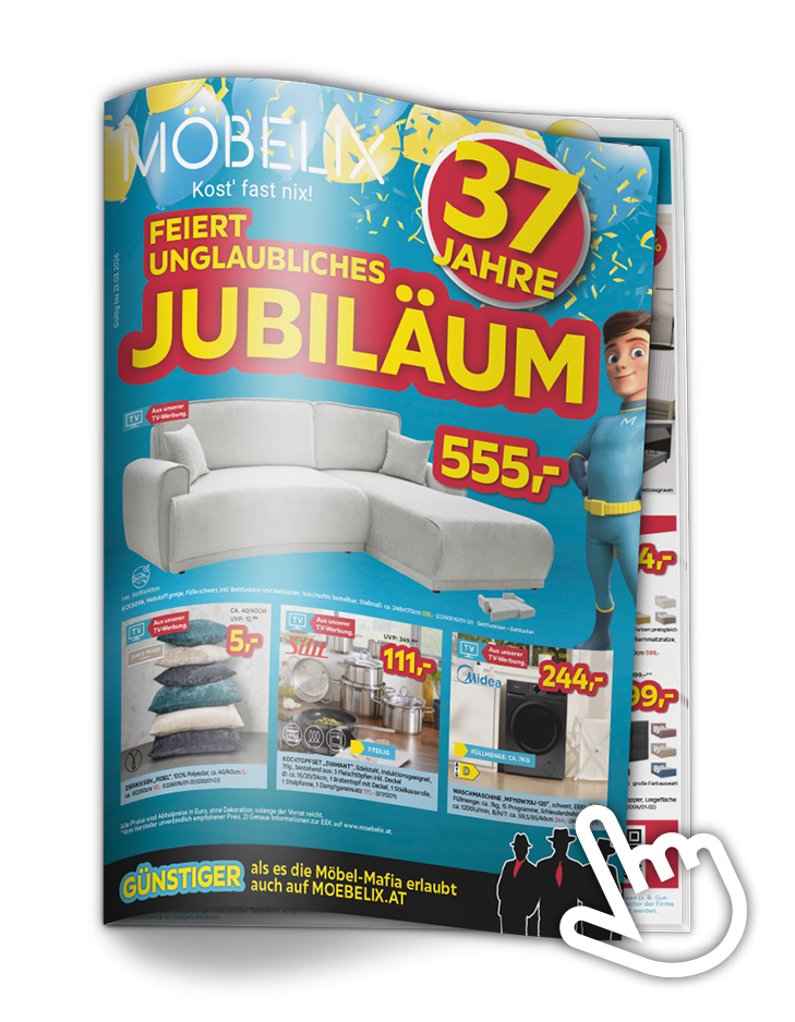 37 Jahre - feiert unglaubliches Jubiläum Prospekt