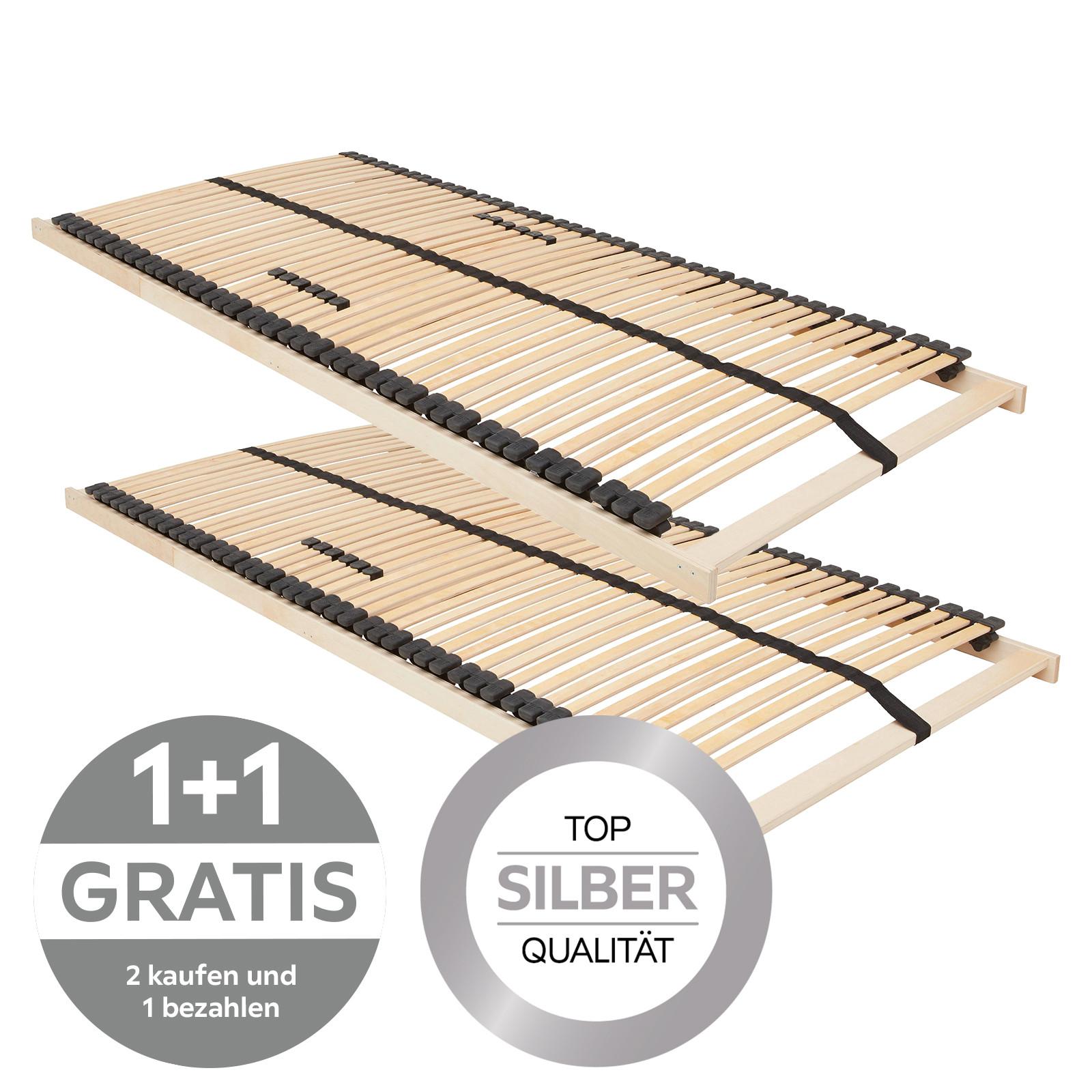 Lattenrost Comfort Fix 90x200 cm 6 Zonen - Holz (90/200cm) - Primatex