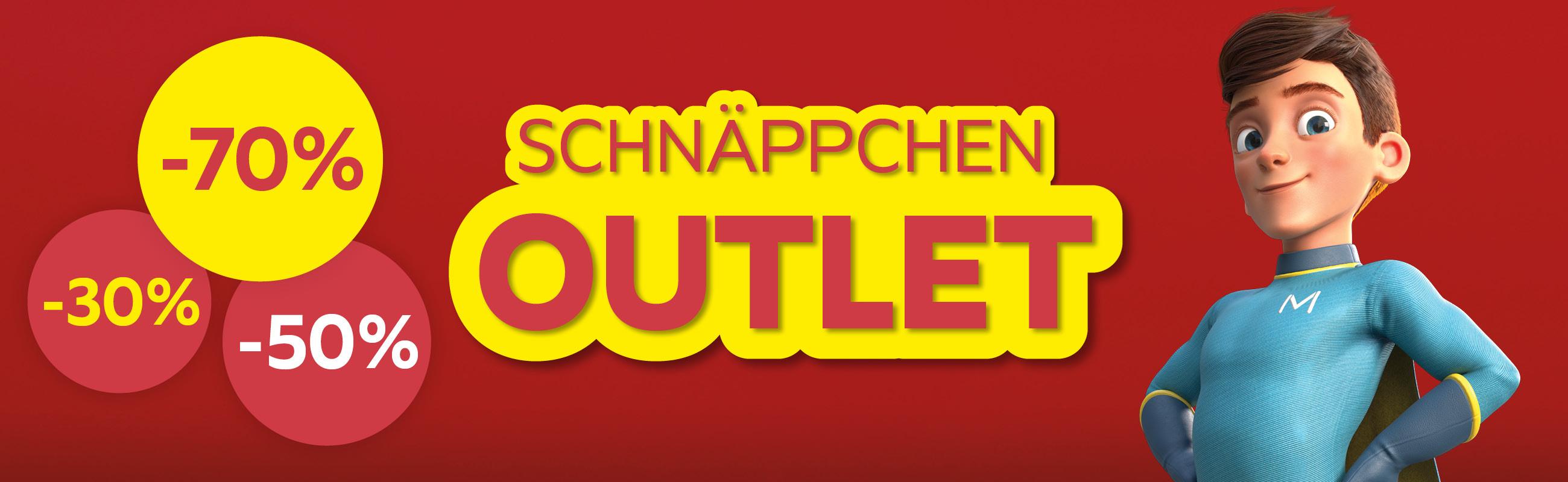 Schnäppchen Outlet -70%, -30%, -50%