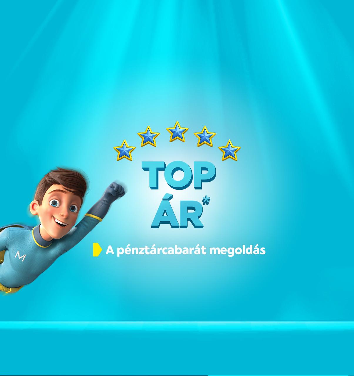 TOP ÁR* A pénztárcabarát megoldás