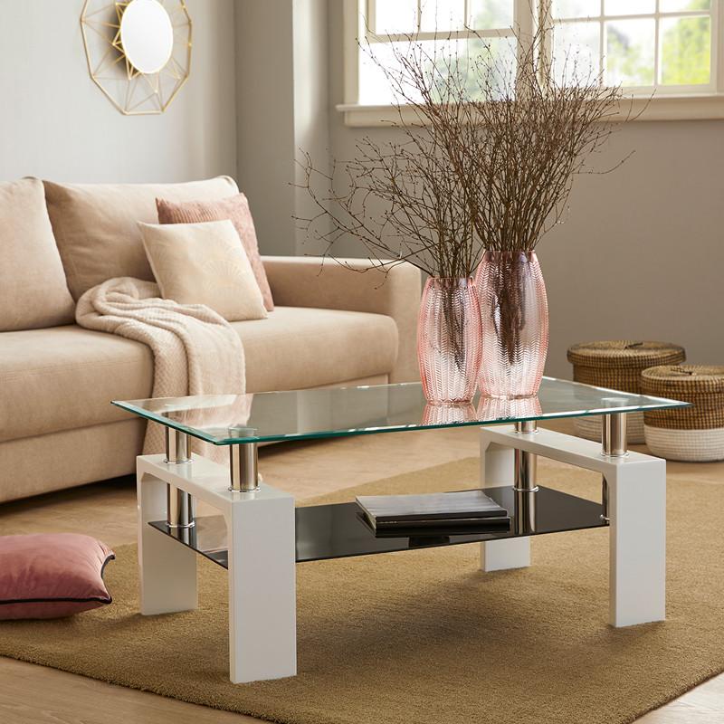 sklenené konferenčné stolíky