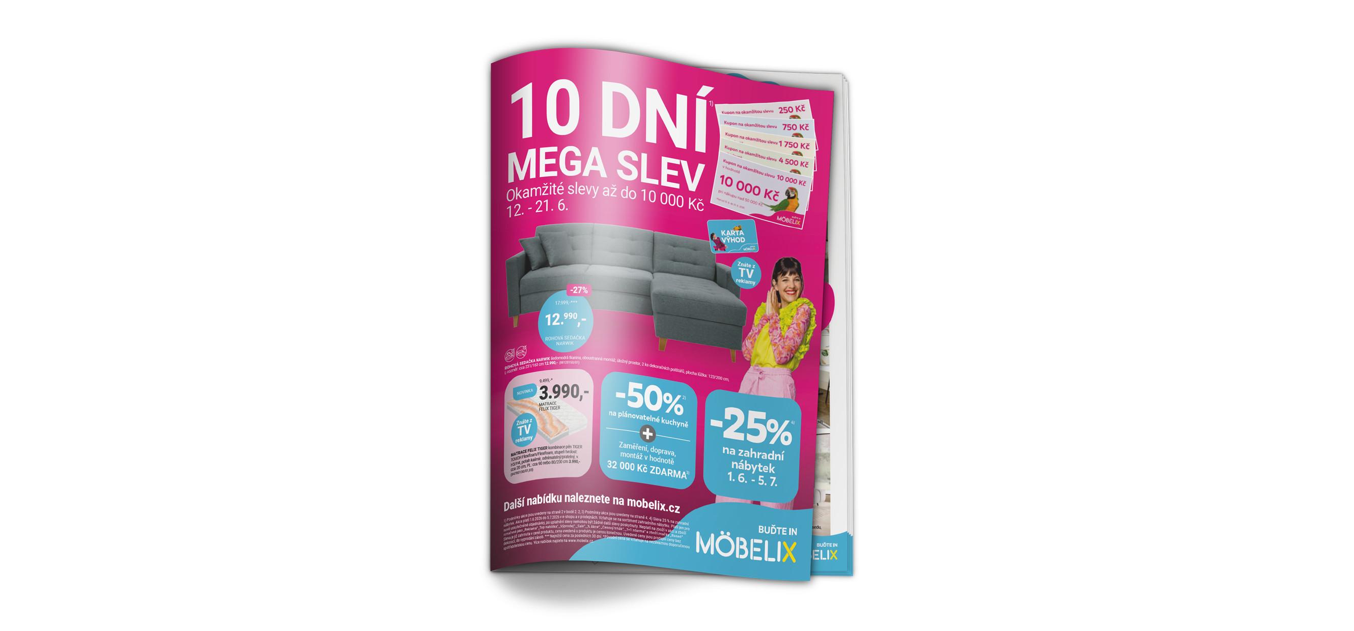 Leták 10 dní MEGA slev
