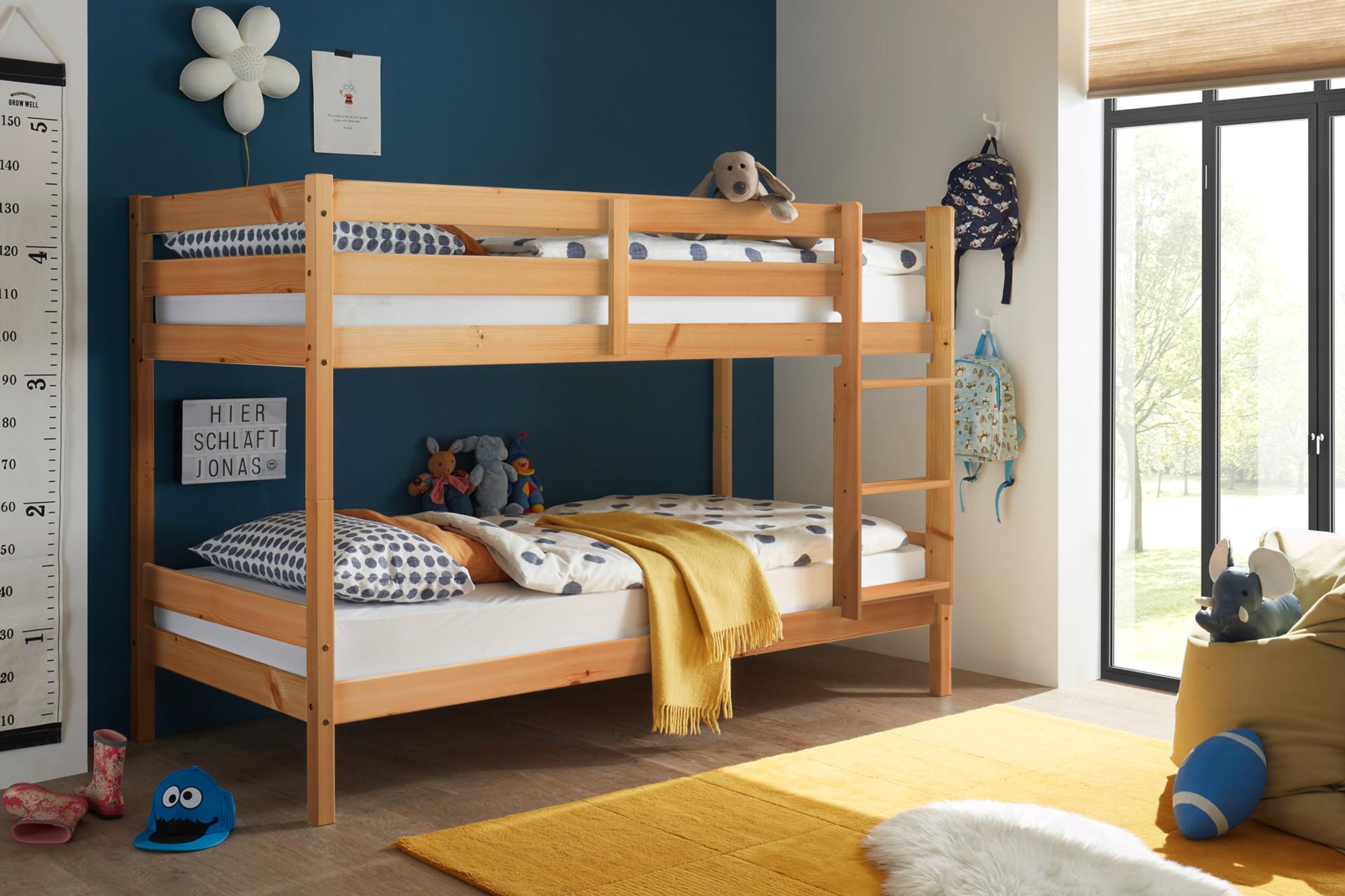 Etagenbett für Kinder aus Kiefer