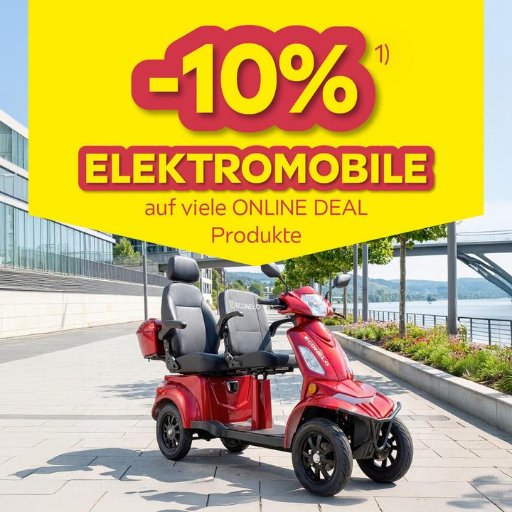 -10% Elektromobile auf viele Online DEAL Produkte
