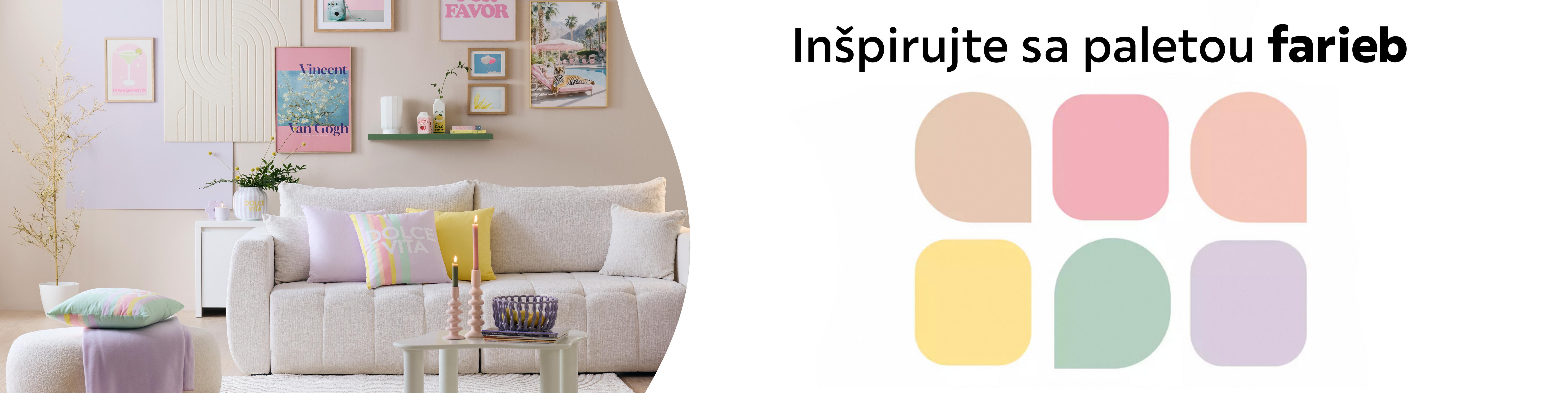 Inšpirujte sa paletou farieb Candy Colors