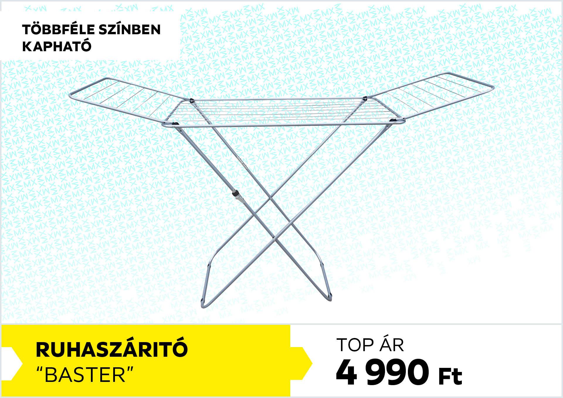 Ruhaszárító BASTER TOP ÁR 4990Forint
