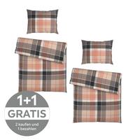 BETTWÄSCHE YASMIN - Braun, MODERN, Textil - Luca Bessoni